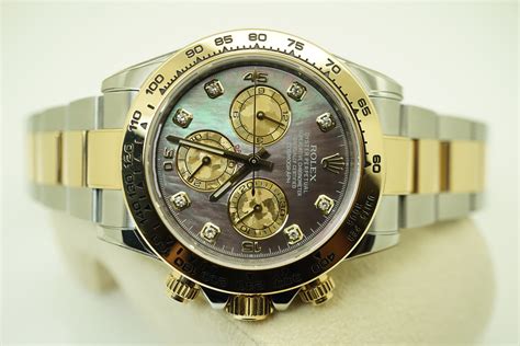 rolex daytona mop diamond dial|rolex cosmograph daytona black dial.